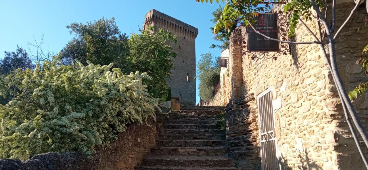 Les Volets Rouges - Glace Du Pape Chateauneuf-du-Pape Exterior photo